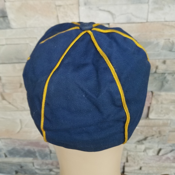 Cub Scouts Wolf Boy BSA Blue Fitted Child Size Baseball Cap Hat Vintage H - Picture 3 of 8